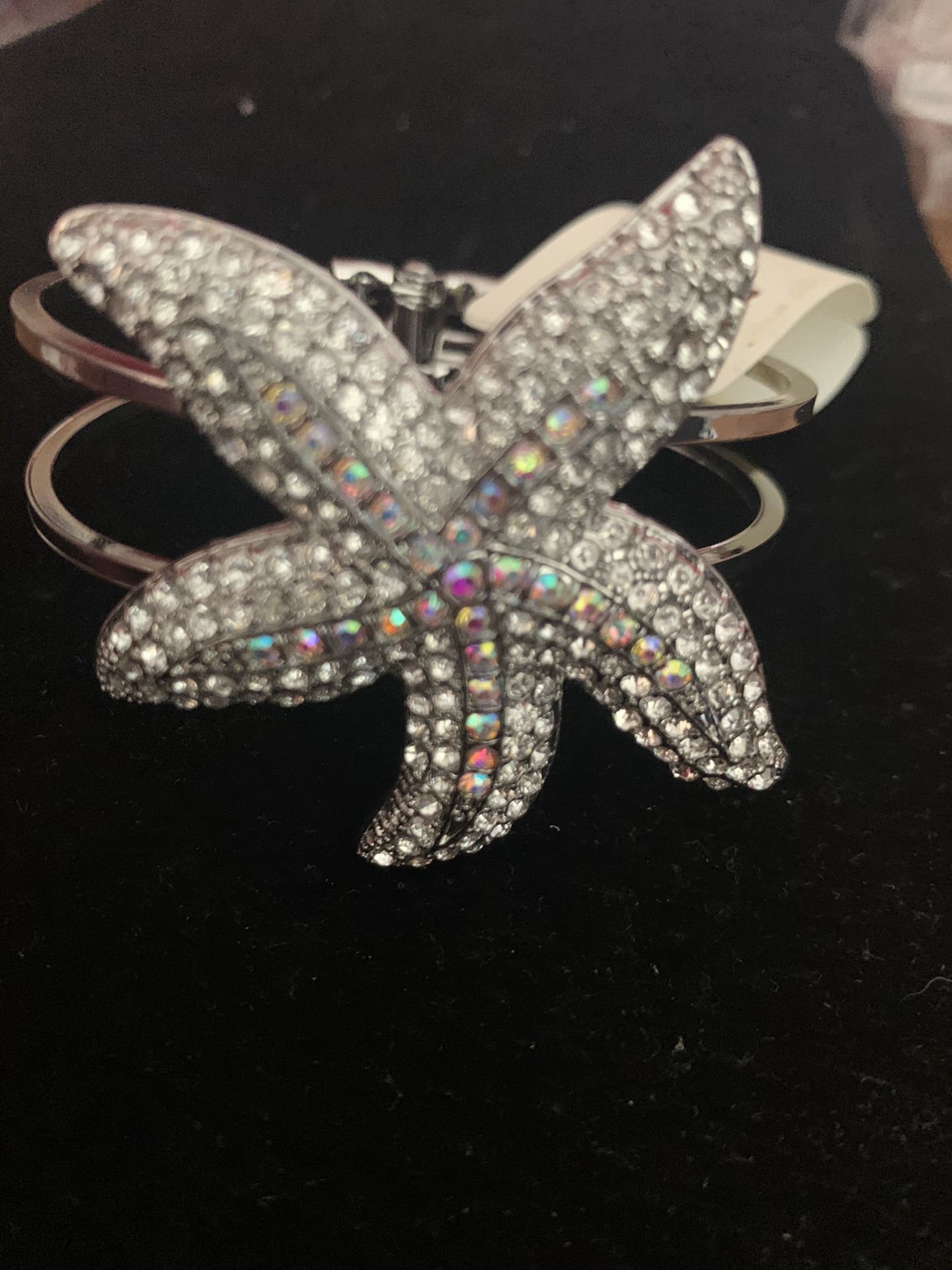 New Silvertone Rhinestone Bracelet