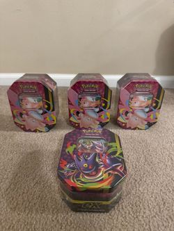 Pokemon Mega Gengar & Clefable Tin (4 Available)