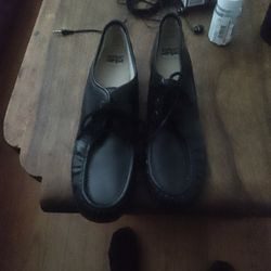 SaS  Women Leather Moccasins Wedge  Lace Up