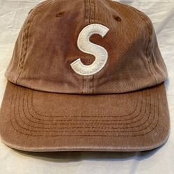 Supreme Pigment Print S Logo 6 Panel Brown