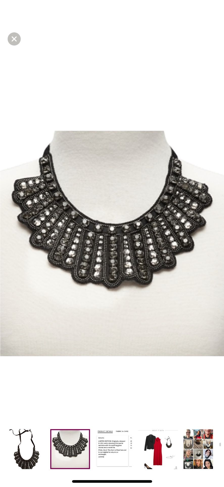 Like NEW: Banana Republic - statement necklace