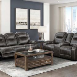 reclining sofa and loveseat 