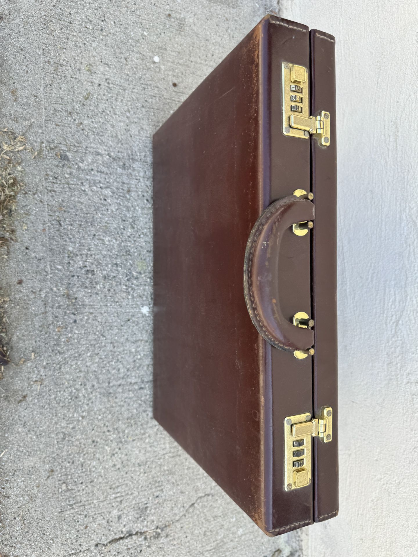 Vintage Brown Briefcase 