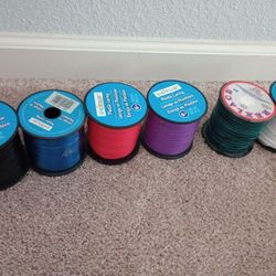 Lot Of Plastic Lacing 