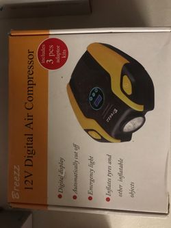 Breezz- Digital Air Compressor -12V