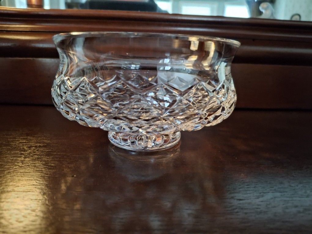 Beautiful Waterford Crystal Footed Bowl/Candy Dish