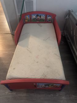 mickey toddler bed 