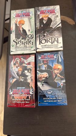 Bleach trading card boxes 4 d
