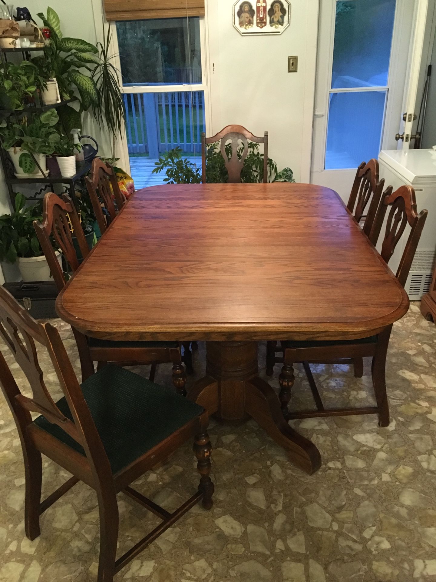 Kitchen Table Wood (seats 12-14)