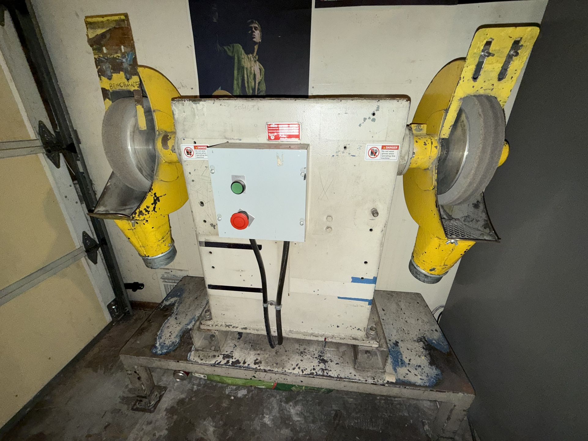 Large Industrial Buffer/ Grinding Station