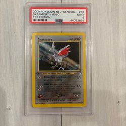 Pokemon Skarmory Holo 1st edition PSA 9