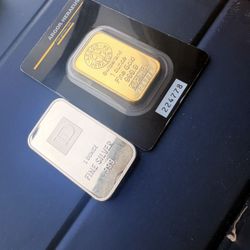 1 oz Gold Argor - Heraeus bar