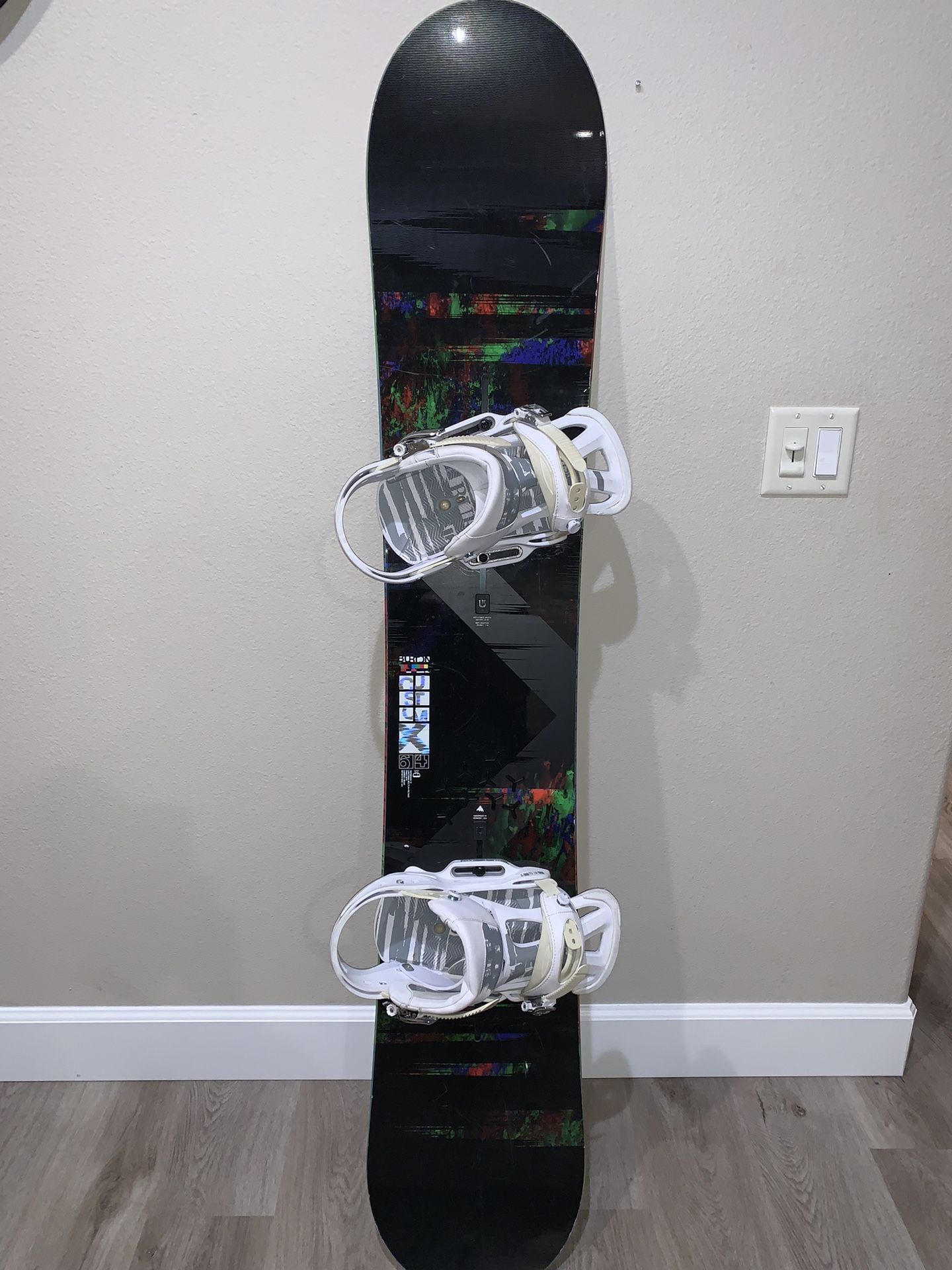 Men’s BURTON CUSTOM X SNOWBOARD With Bindings