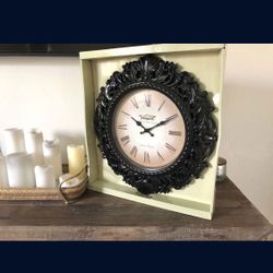 Big Black Ornate Clock