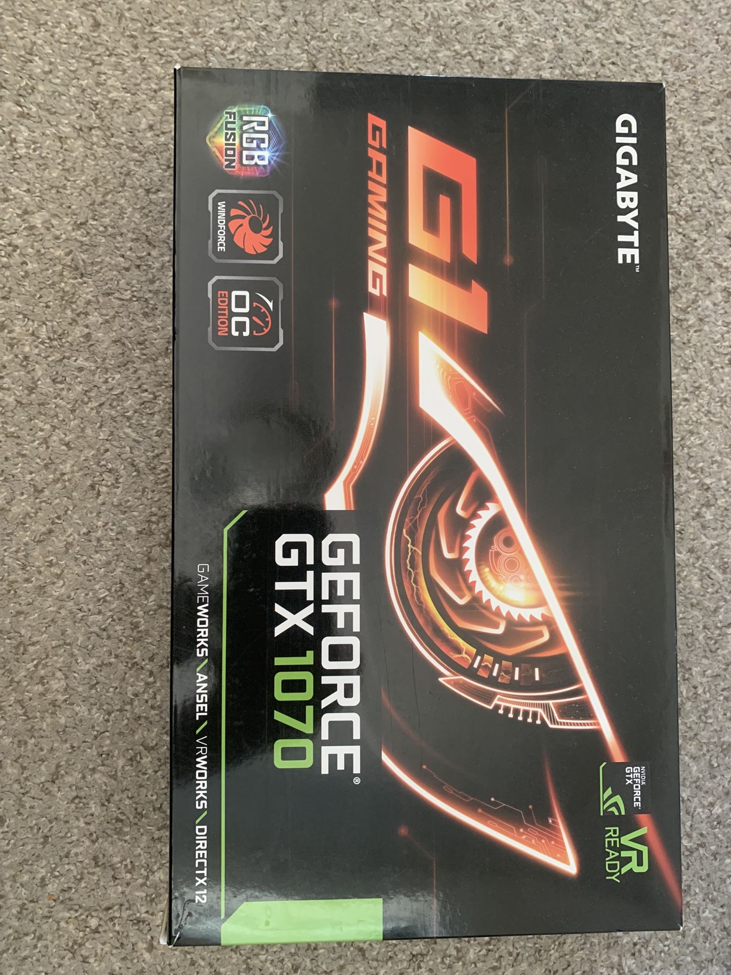 Gigabyte Nvidia GTX 1070 8GB