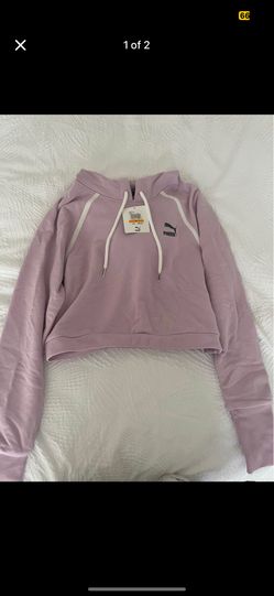 Puma New Cropped Purple Sweater
