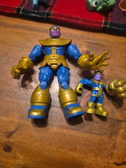 Avengers Marvel Bend and Flex Action Figure Toy, 6-Inch Flexible Thanos Figure, 