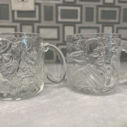 Batman Forever Glass Mugs