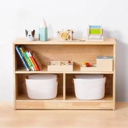 OOOK Rubber Wood Montessori Shelf