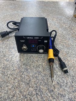 YIHUA 907F 75W Soldering Rework Station Iron And 939D Digital Soldering Station Base 