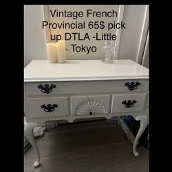 Vintage French Provincial Desk Or Small Sideboard 65$ pick up downtown LA little Tokyo area