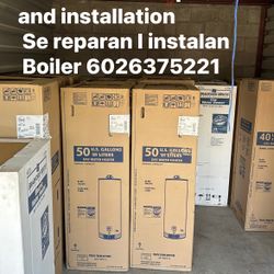 New In Box Water Heaters 