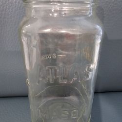 Vintage Atlas Mason Canning Jar