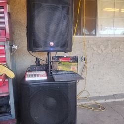 Dj "" Bajo 18" Medio15" Mixer Blastking