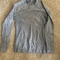 Figs Gray Long Sleeve Shirt