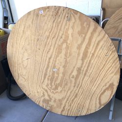 Plywood Table Rounds