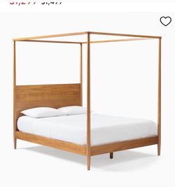 West elm Canopy Bed Frame