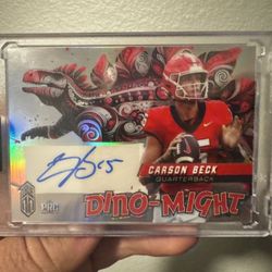 Carson Beck TRUE 1/1 Auto
