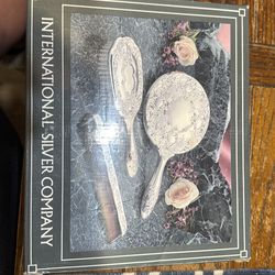 Vintage Brush, Mirror and Comb set