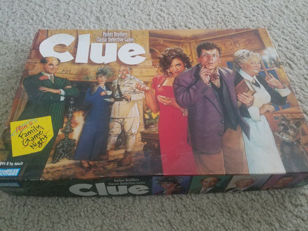Clue board game