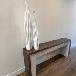 Wood Console Table