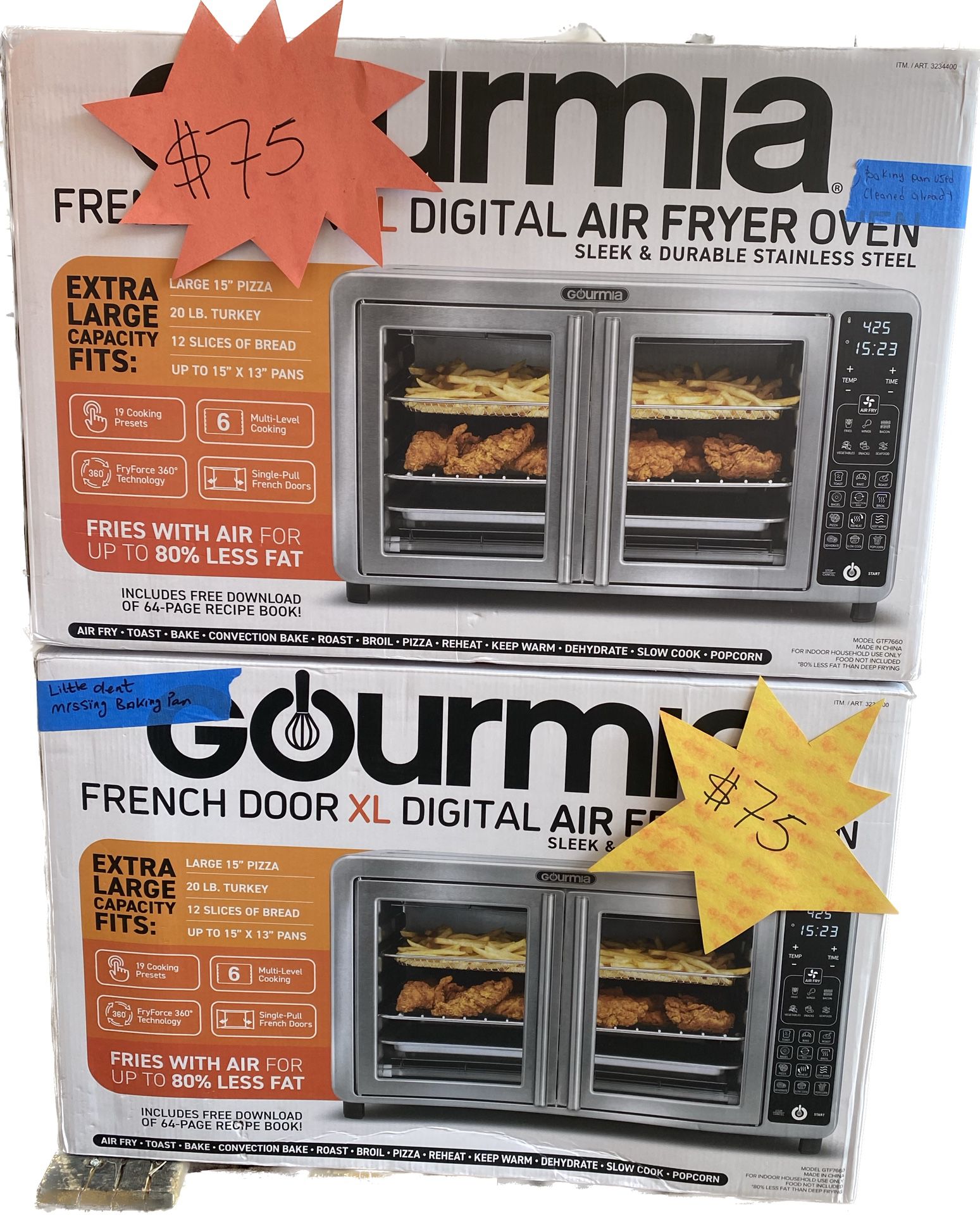 Gourmia's 12-in-1 Air Fryer Toaster Oven combo is now 25% off at $60 shipped