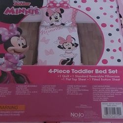 Toddler Bed And Crib Sets Unopened Comes With Comforter Fitted Sheet Regular Sheet And A Matching Reversible Pillowcase 