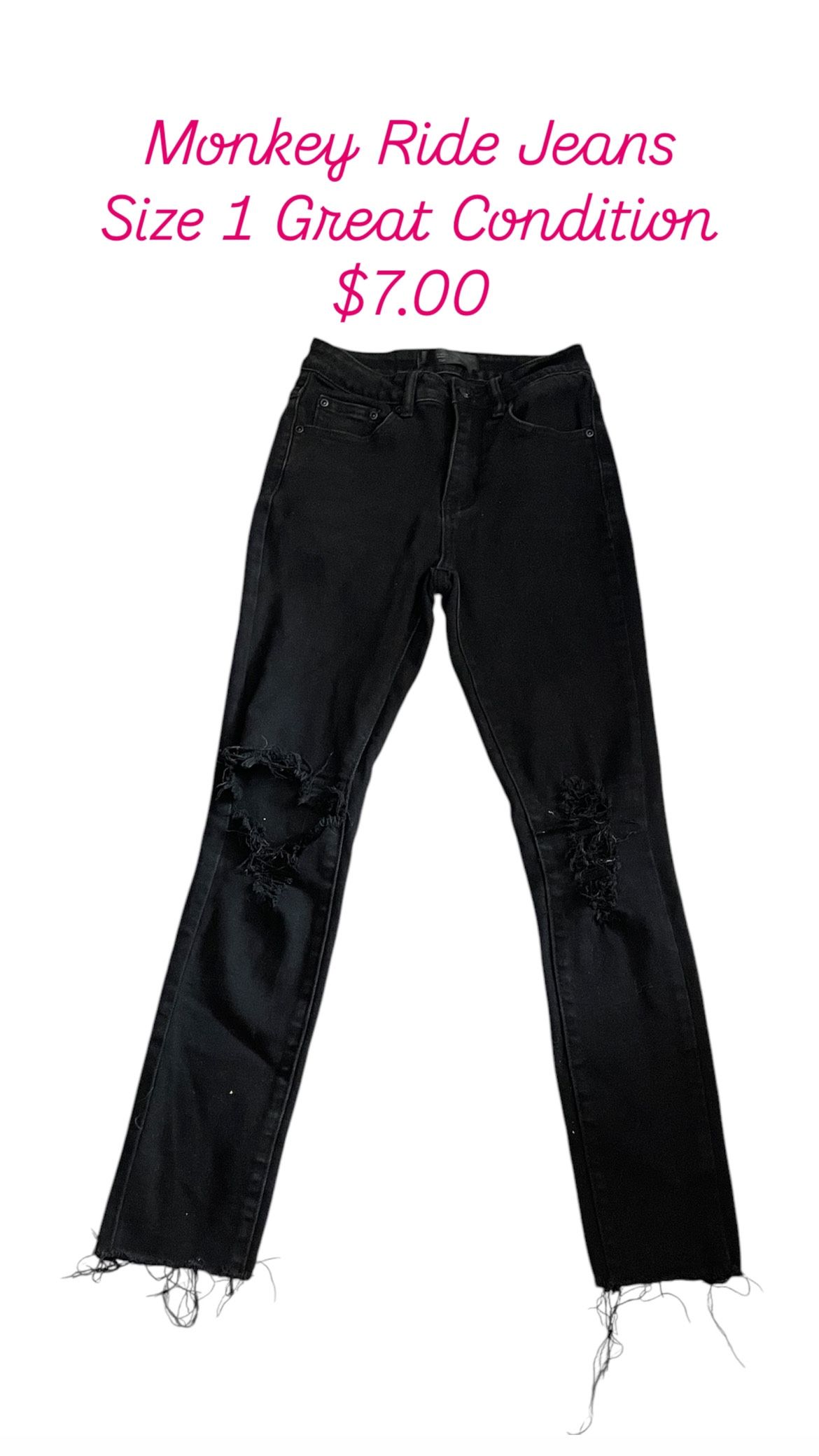 Monkey Ride Jeans Size 1 