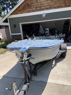 12’ Boat And EZ Load Trailer 3,400 OBO