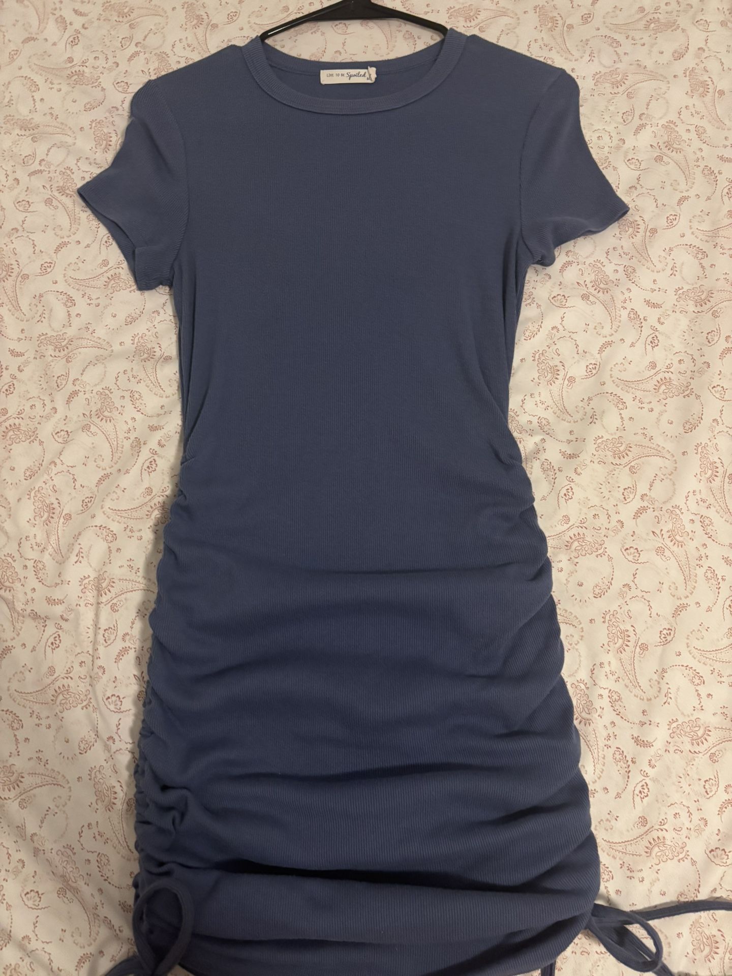 Blue Bodycon T-shirt Dress | Size M
