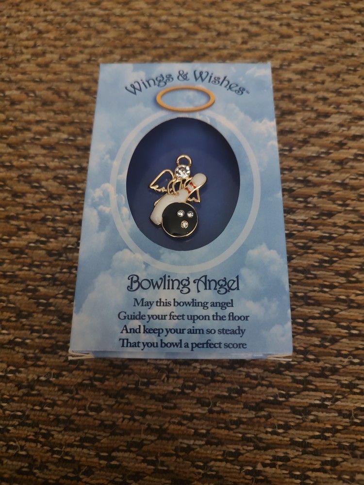 BOWLING ANGEL PIN. NEW. PICKUP ONLY.