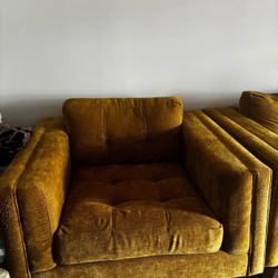 Couch, Chair, Ottoman 