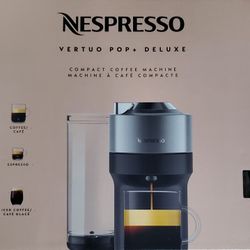 Nespresso Vertuo Pop + / Matte Black & Gold