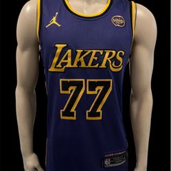 Luka Doncic #77 Jersey Embroidery Purple Adult Men's Brand New 