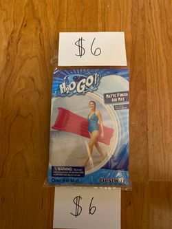 $6 New! H2O GO! Bestway! Inflatable Matte Finish Air Mat