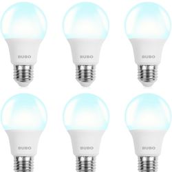 A19 LED Light Bulbs, 40 Watt Equivalent LED Bulbs, Daylight 5000K, 550 Lumens, E26 Standard Base, Non-Dimmable, 5W Daylight LED Bulbs for Bedroom Livi