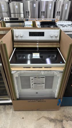 30 in. 4 Burner Element Free-Standing Electric Range in White