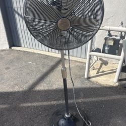 Vintage Metal Pedestal Fan – Heavy Duty Industrial Style