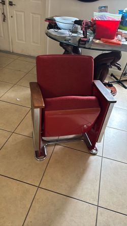 Vintage 1950’s theater seat