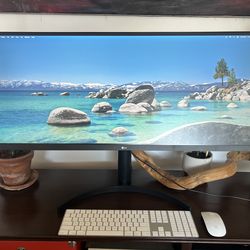 LG 34” widescreen monitor